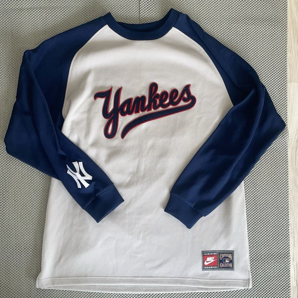 Don Matting Cooperstown Collection Shirt Nike Sz L Baseball New York Yankees - Picture 1 of 9